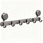 Aluminum suction cup wall hook, modern