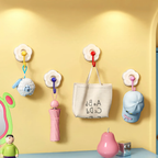 Suction cup hooks for door, kitchen, and bathroom