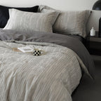 Bedding set, 4 pieces, cotton, minimalist design