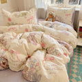 Cotton bedding with cartoon motifs, 4-piece