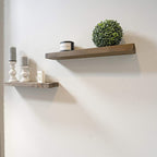 Wooden wall shelf, floating