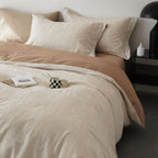 Bedding set, 4 pieces, cotton, minimalist design