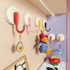 Suction cup hook made of plastic
