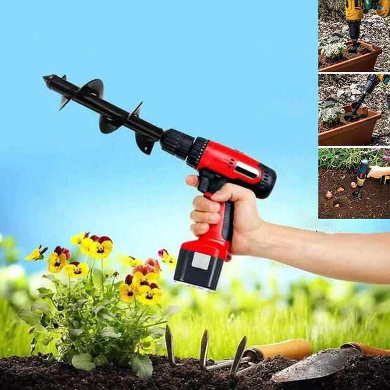 Zevolim| DrillDigger Pro – Carbon Steel Garden Hole Digger for Fast Planting