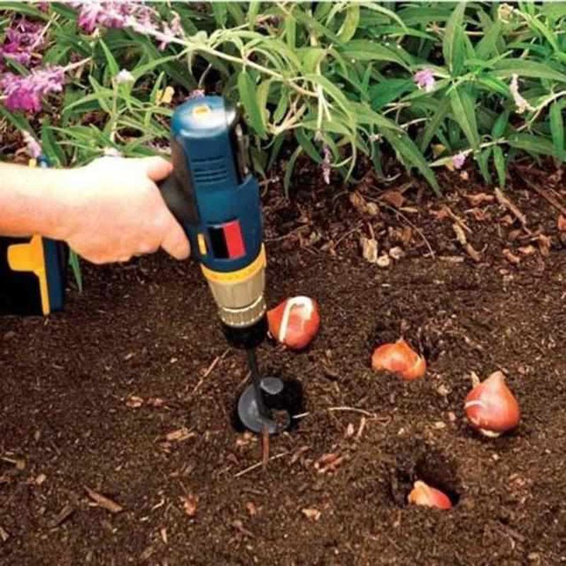 Zevolim| DrillDigger Pro – Carbon Steel Garden Hole Digger for Fast Planting