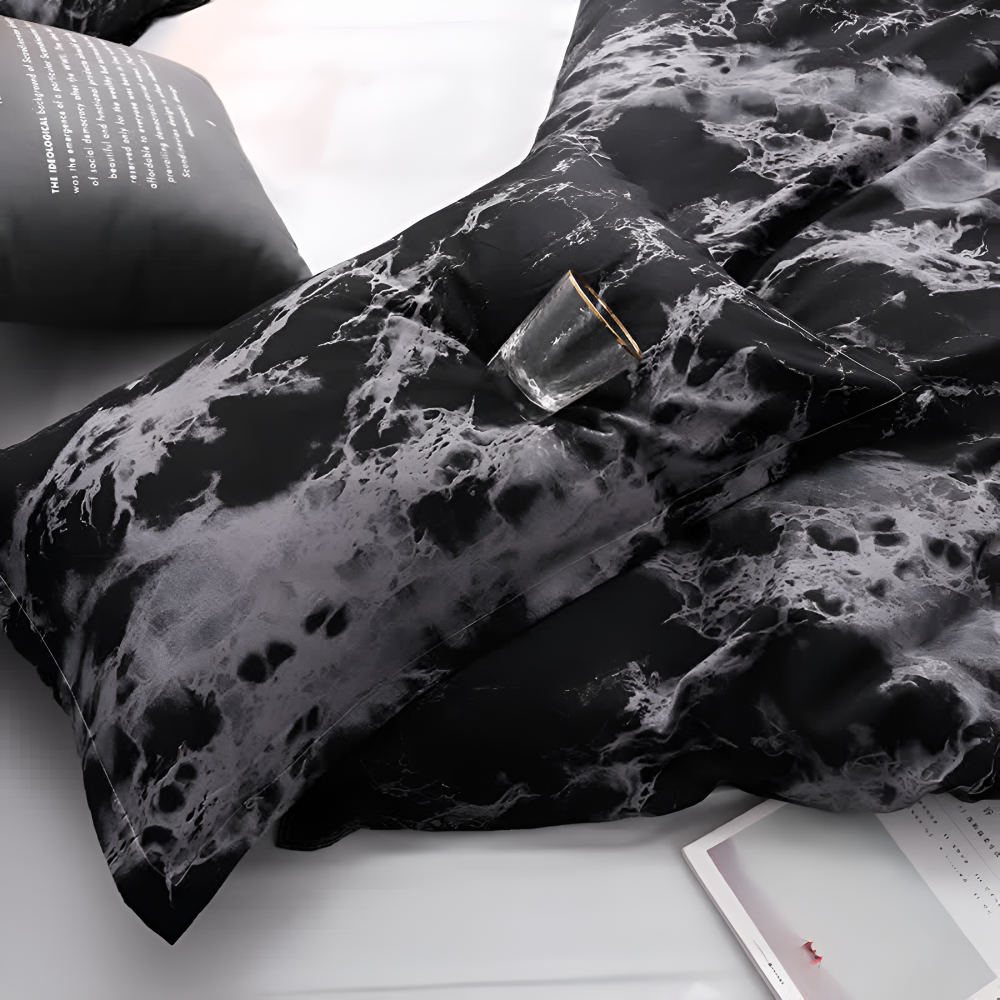 Zevolim| Marble Blanket Modern Soft Bedding Set