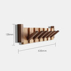 HarmonyCoat Piano Wood Coat Rack – Decorative Hooks for Hall and Living Room