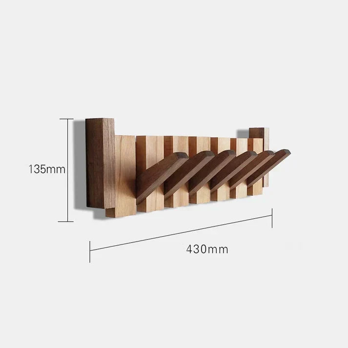 HarmonyCoat Piano Wood Coat Rack – Decorative Hooks for Hall and Living Room