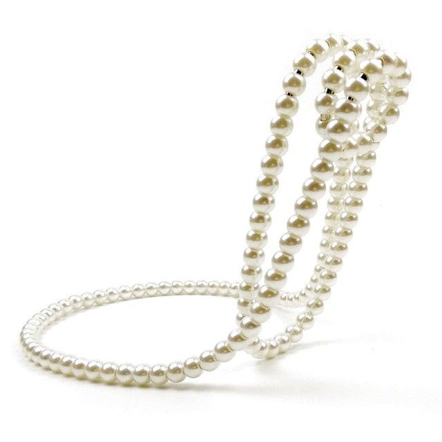 Elegant Pearl Bottle Holder - Hanging Wine Bottle Holder Rack