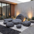 Graybear Faux Rock Set - Realistic, Artificial Landscape Boulders, Heavy Duty Fiberglass (4 pc / 7 pc Set)