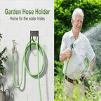 Wall Mounted Garden Hose Holder for Outdoor Hose Storage