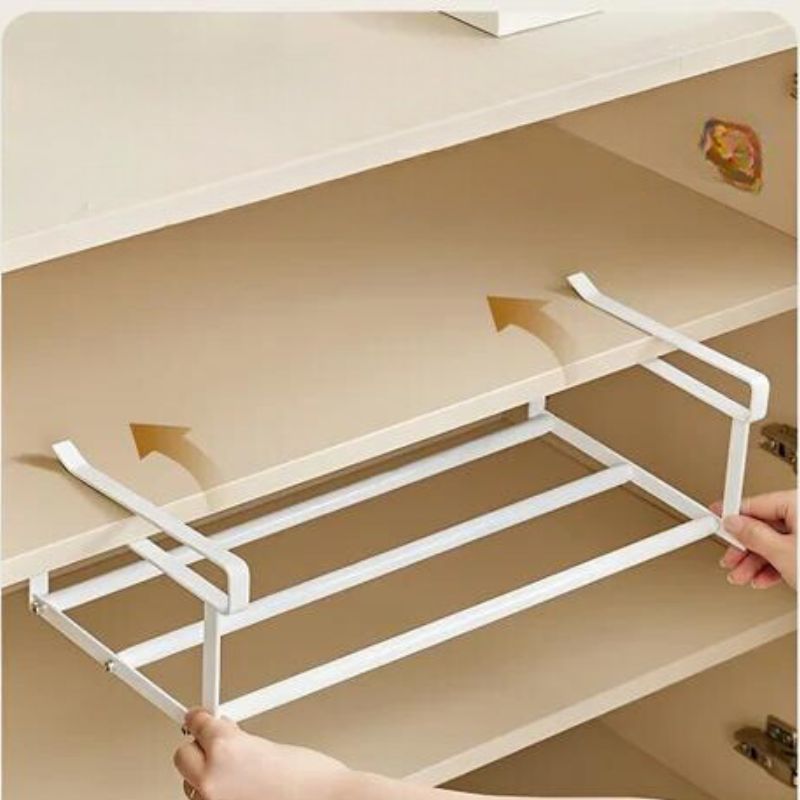 FlexFit Shelf Extension – Adjustable Shoe Cabinet Organizer – Space-Saving Storage Solution – No-Tool Assembly – Fits 40–65 cm