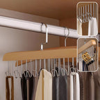 Non-slip wardrobe with multiple hooks