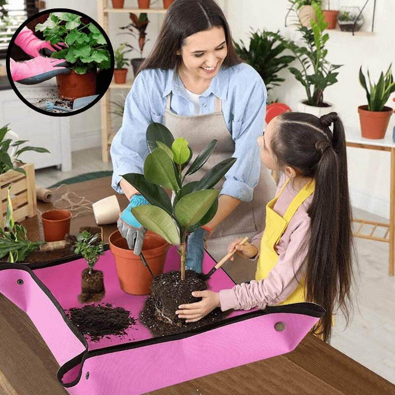 Zevolim| GardenMat 2.0 – Waterproof Foldable Gardening Work Mat for Clean & Organized Planting