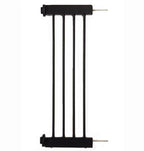 Noblesse Wrought Iron Dog Gate w/ Door (28.5" - 61.5" Extra Wide) Heavy Duty Ornamental Metal, 32" Tall - Indoor Easy Pressure Mounted (No Drill)