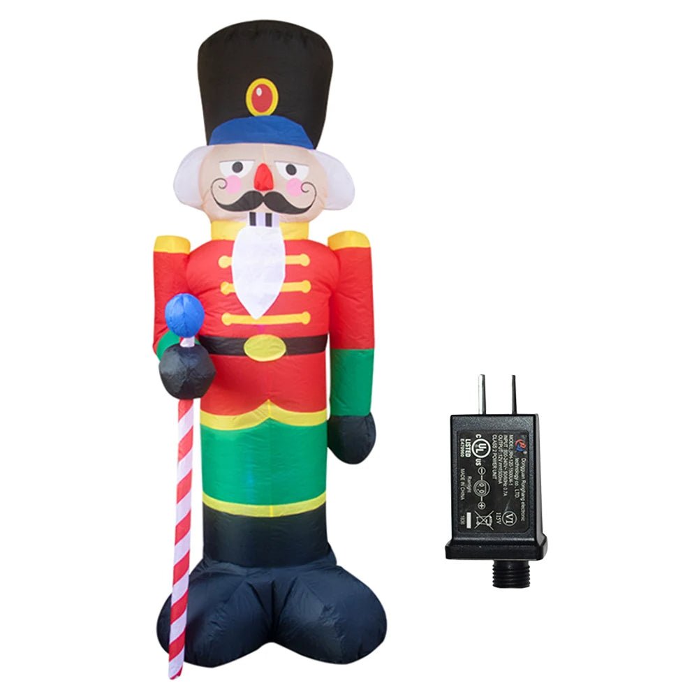 Siopsrl| Glowing LED Inflatable Christmas Tree & Elf – Festive Outdoor Ornament for Magical Parties & New Year Cheer