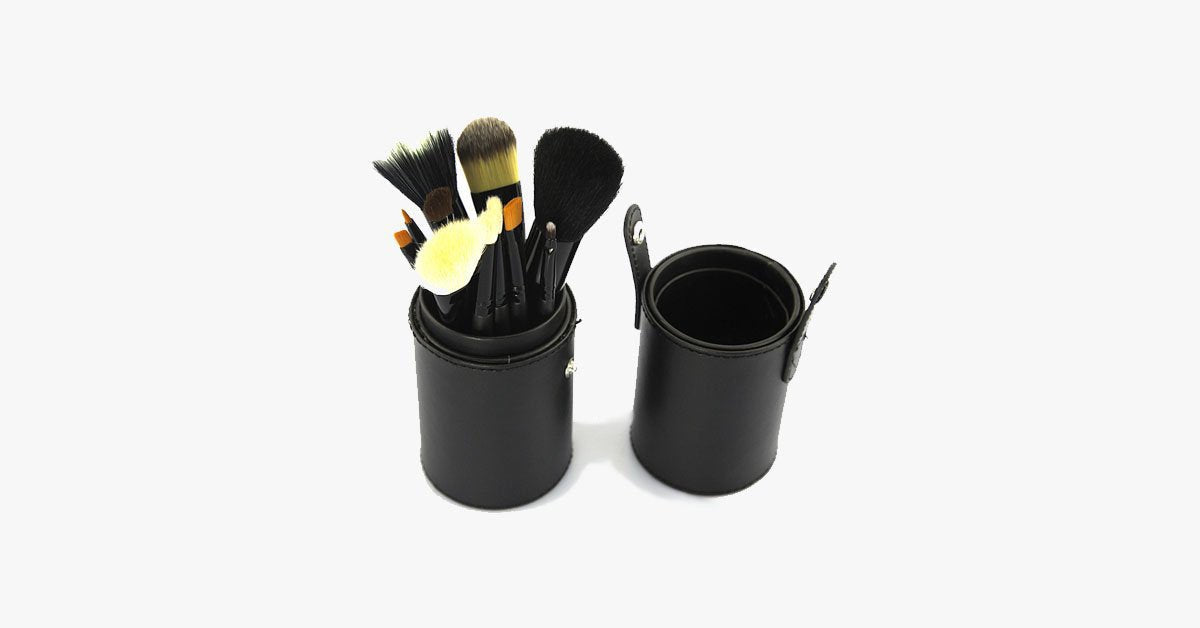 12-piece Make-up Set in 5 Colors – Enhance your make-up set with vibrant shades and professional brushes