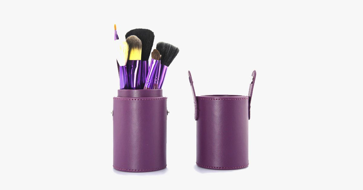 12-piece Make-up Set in 5 Colors – Enhance your make-up set with vibrant shades and professional brushes