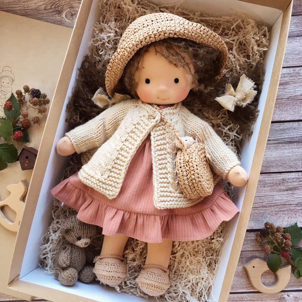 Zevolim Poppi | Handcrafted Waldorf Cuddle Doll | Soft, Organic & Non-Toxic