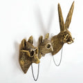 Handcrafted Resin Animal Wall Hook Sculptures