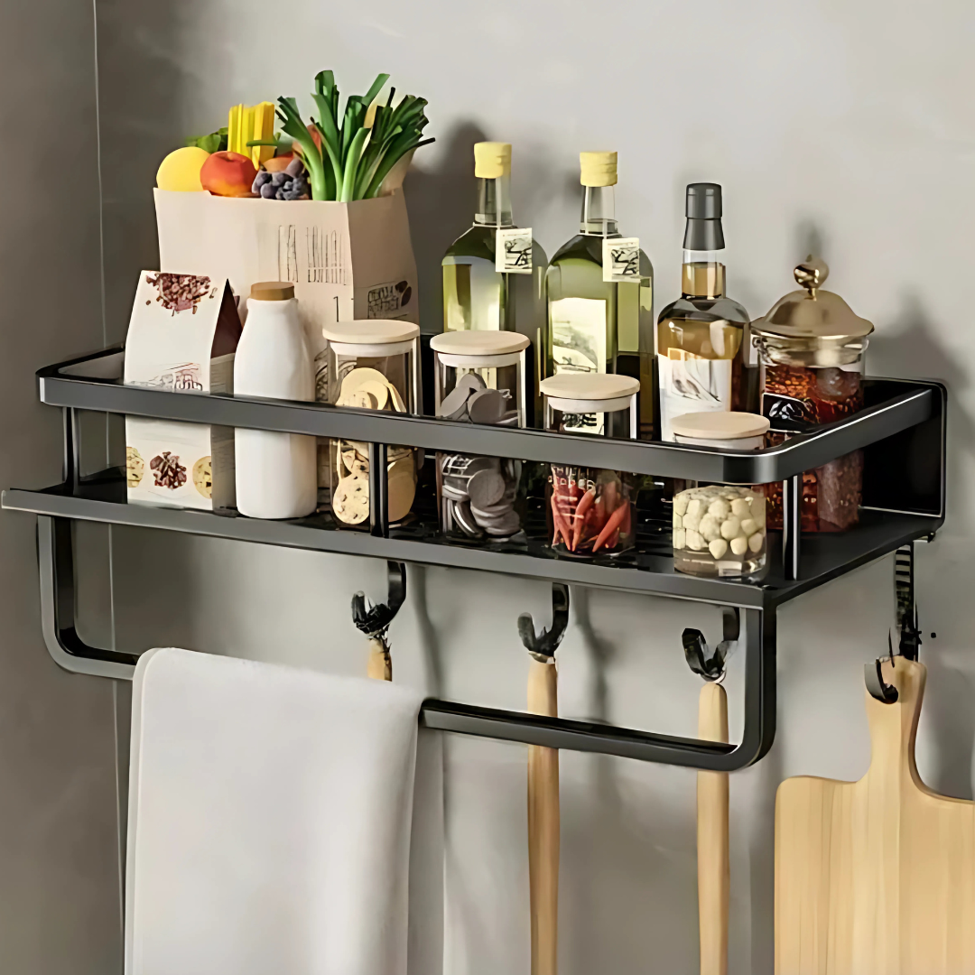 Kitchen Wall Storage Shelf Tower Trail