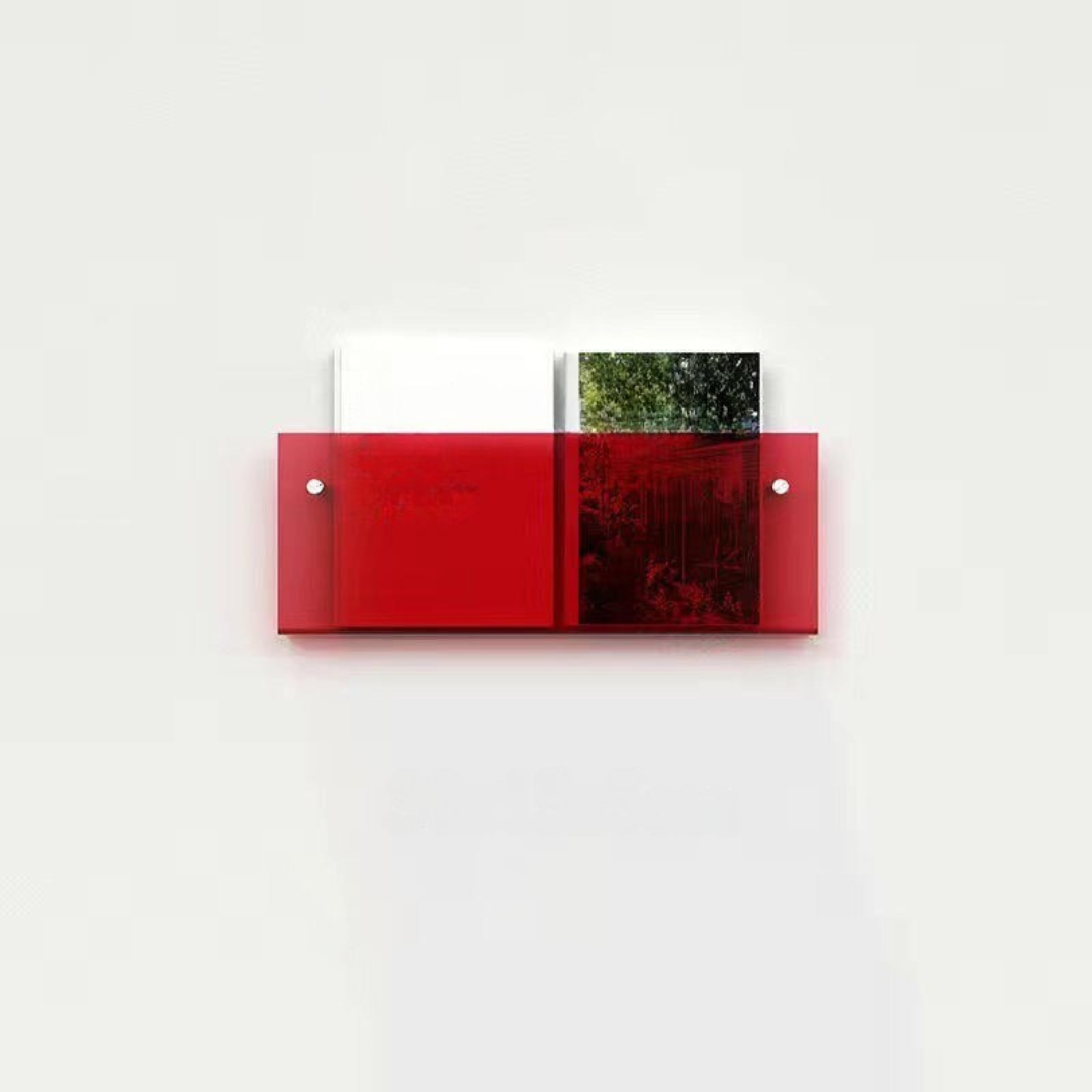 Wall Shelf Clear Acrylic Magazine Holder
