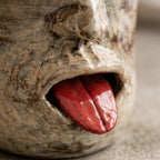 Tongue-Out Face Handmade Ceramic Mug