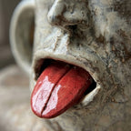 Tongue-Out Face Handmade Ceramic Mug