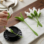 Lily Flower Napkin Tissue Holder Set