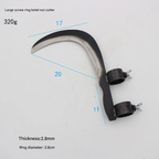 Strong Steel Grass Cutting Sharp Multi-Purpose Sickle Head | Bowlift
