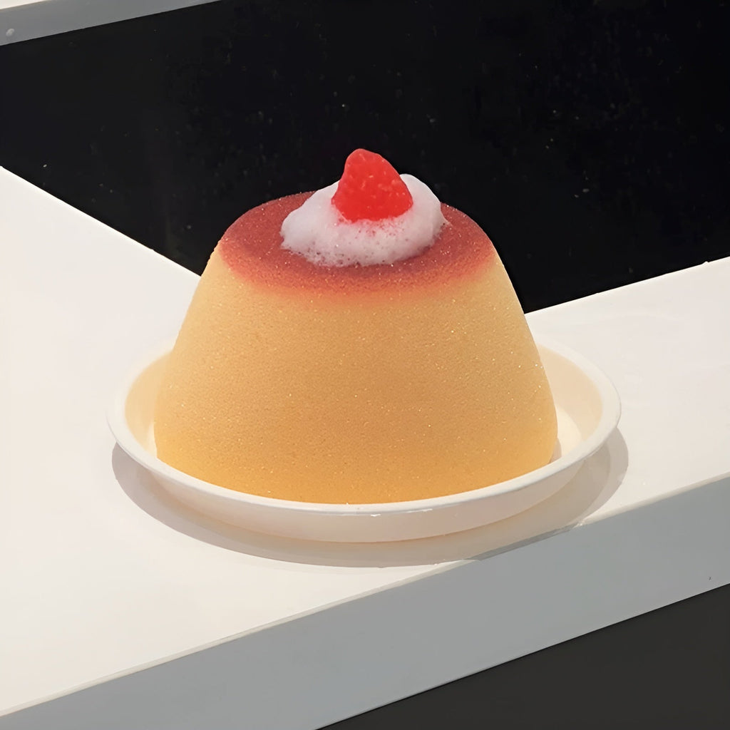 Strawberry Caramel Pudding Cleaning Sponge