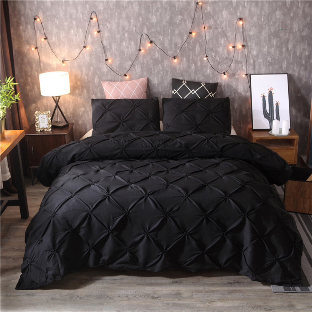 Zevolim| Cotton Beddings Set Tufted Comfort Design
