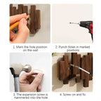 -Wall cladding made of piano wood – Practical and elegant for organizing your entrance