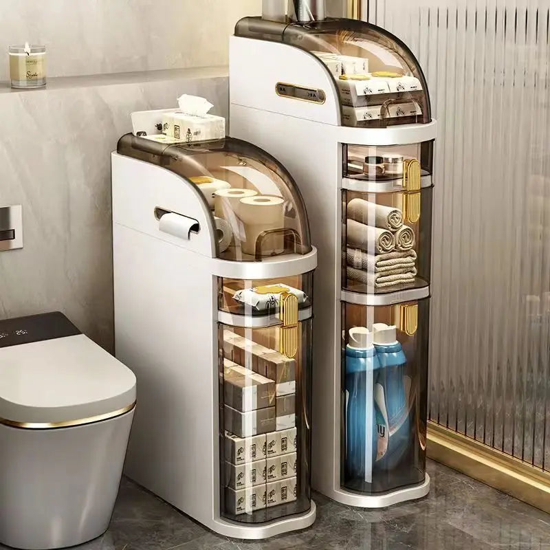 BathroomBliss Rolling Cabinet | Space-saving bathroom solution with wheels for easy moving