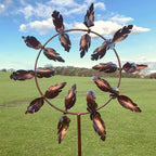 Zevolim| Kinetic metal windmill spinner for the garden
