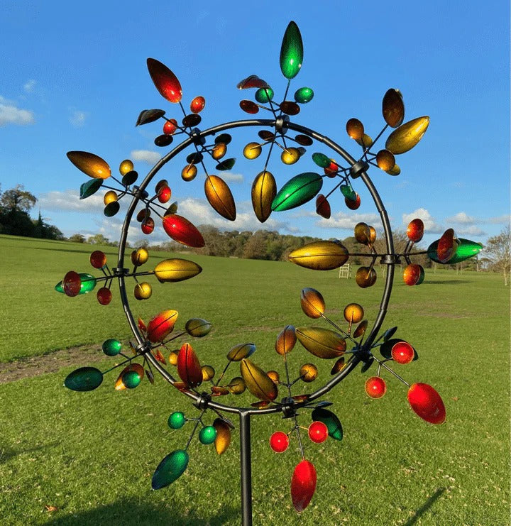 Zevolim| Kinetic metal windmill spinner for the garden