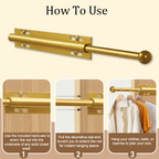 LuxHanger Valet Rod System for the Wardrobe | Bowlift