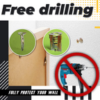 Drywall Anchor Screws | No-Drill Expansion Lock | Heavy-Duty Steel | Holds up to 66 lbs