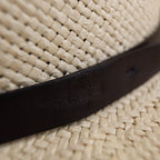 Modern Minimalist Straw Fedora Hat – Coffee | Zevolim