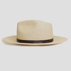 Modern Minimalist Straw Fedora Hat – Coffee | Zevolim