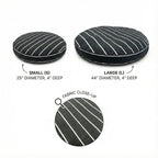 Khush Circle Bed - Modern, Upholstery Grade Dog Bed. Washable. Small 25", Large 44"" Round