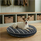Khush Circle Bed - Modern, Upholstery Grade Dog Bed. Washable. Small 25", Large 44"" Round