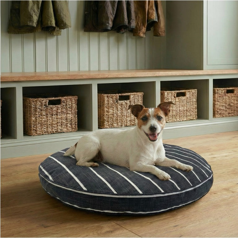 Khush Circle Bed - Modern, Upholstery Grade Dog Bed. Washable. Small 25", Large 44"" Round