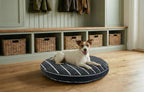 Khush Circle Bed - Modern, Upholstery Grade Dog Bed. Washable. Small 25", Large 44"" Round