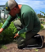 Zevolim| Portable Garden Kneeler and Stool - GardenEase Duo