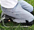 Zevolim| Portable Garden Knee Pad and Stool - GardenEase Duo