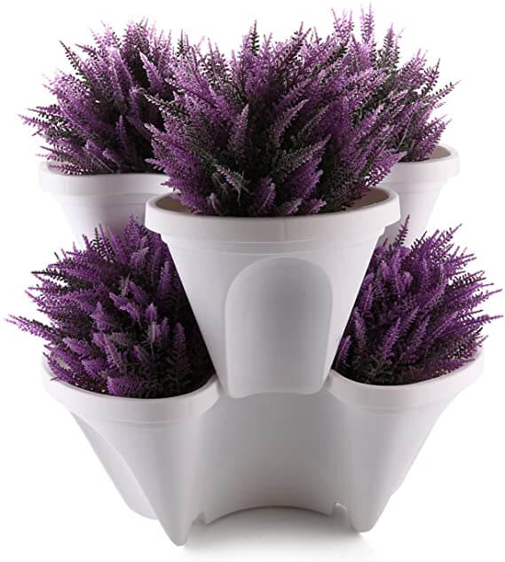 Zevolim| GardenTower FourSeasons – Stackable Plant Pots with Smart Watering System