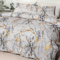 Zevolim| Marble Print Luxury Duvet Cover Set