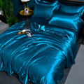 Zevolim| Silk Satin Duvet Cover Bedding Set