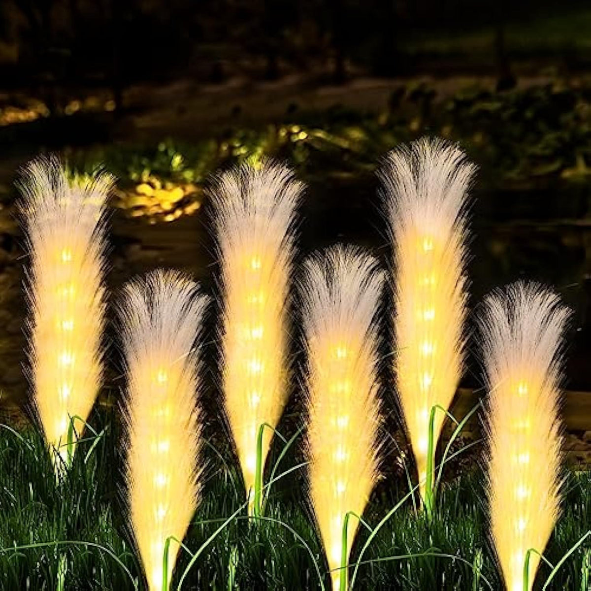 Zevolim| SolarSway - Fiber Reed Solar Garden Light